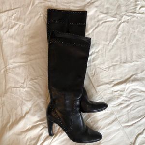 Classic Studded Knee High Boots